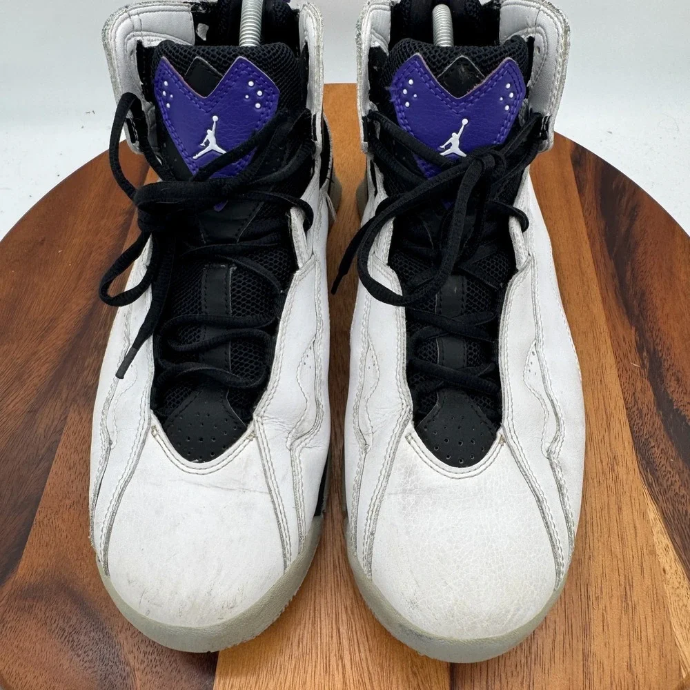 Nike Air Jordan True Flight Shoes Mens 11.5 White Black Basketball Sneakers